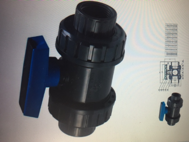 FITTINGS PN16 LLAVE DE PASO 20mm